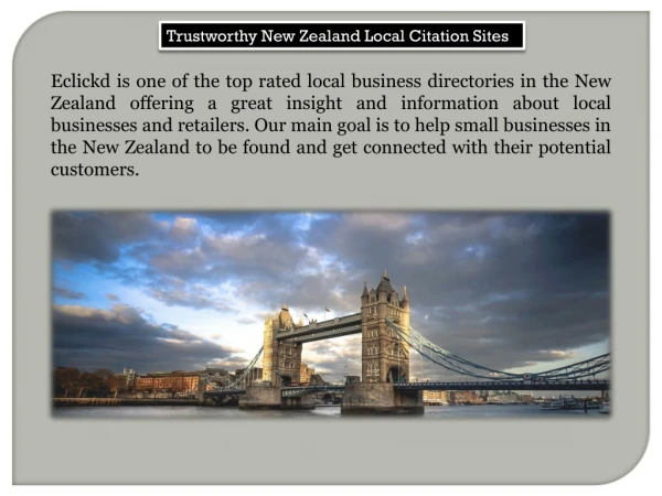 Trustworthy New Zealand Local Citation Sites