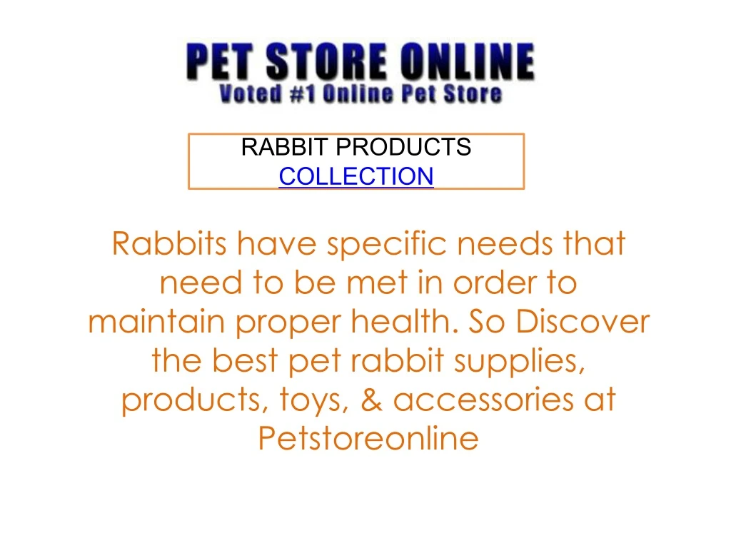 rabbit products collection