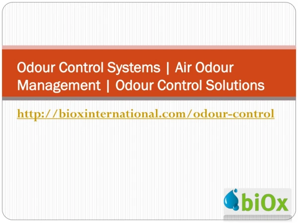 Odour Control Systems and Air Odour Management