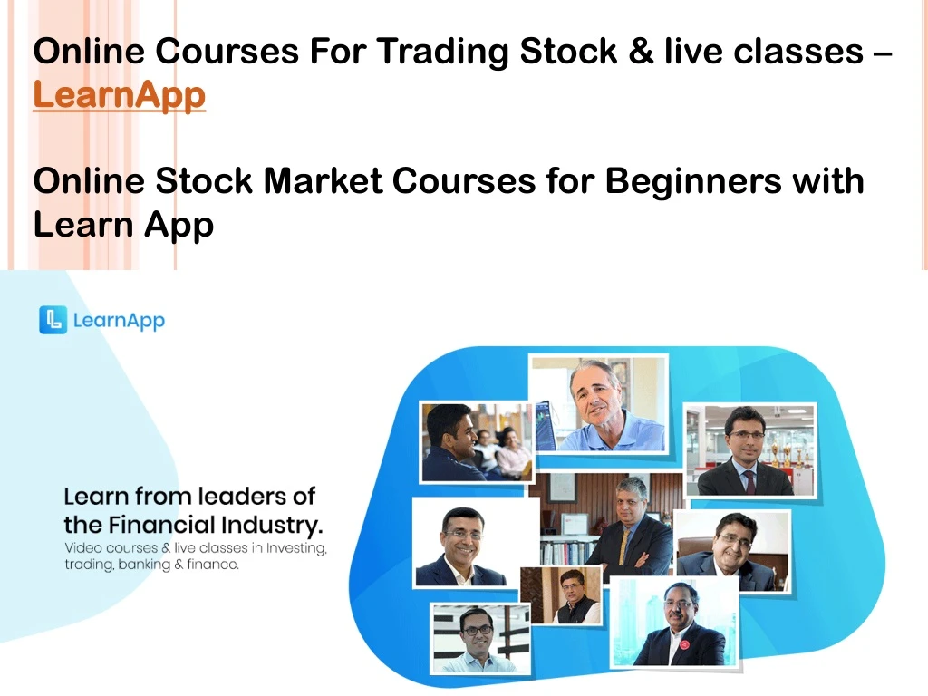 online courses for trading stock live classes