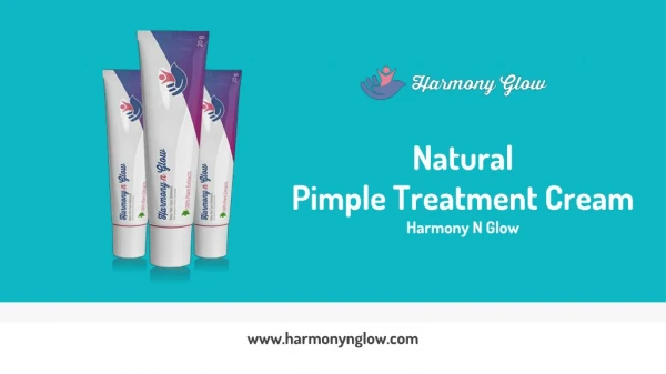 Natural Pimple Treatment Cream - Harmony N Glow