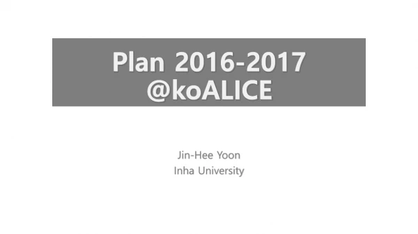 Plan 2016-2017 @ koALICE
