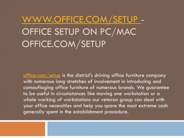 www office com setup office setup on pc mac office com setup