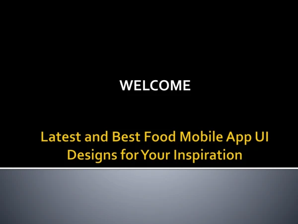 Latest and Best Food Mobile App UI Designs for Your Inspiration