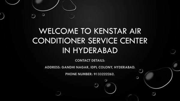 Kenstar air conditioner service center in Hyderabad