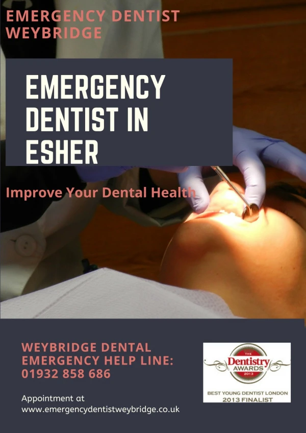 Emergency Dental Treatment in Esher