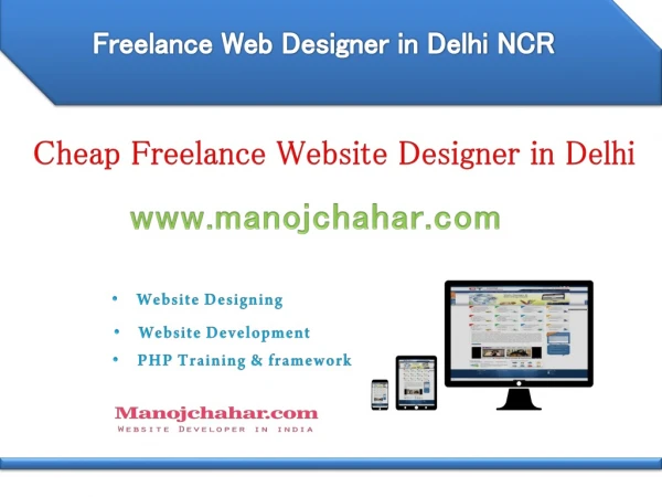 Freelance Web Designer in Delhi NCR & Website Developer in Delhi