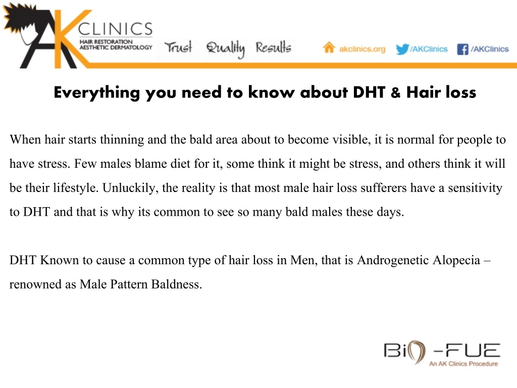 everything you need to know about dht hair loss