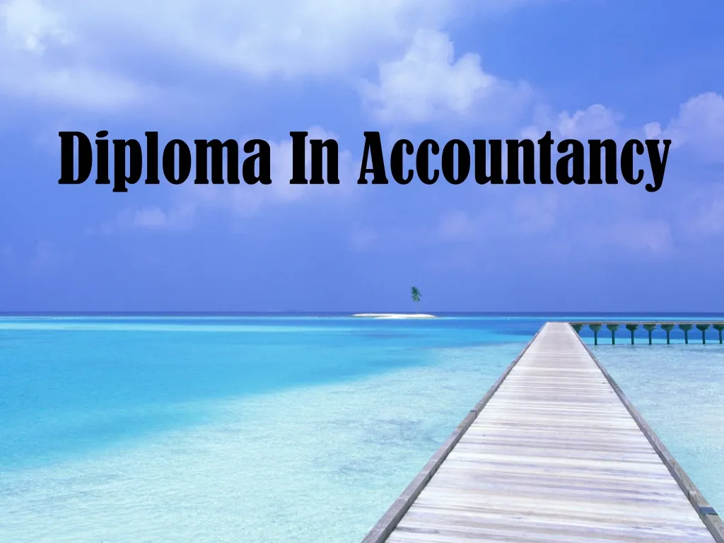 diploma in accountancy