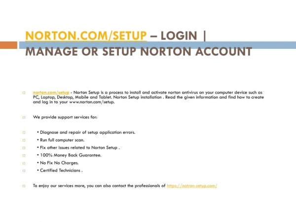 norton com setup login manage or setup norton account