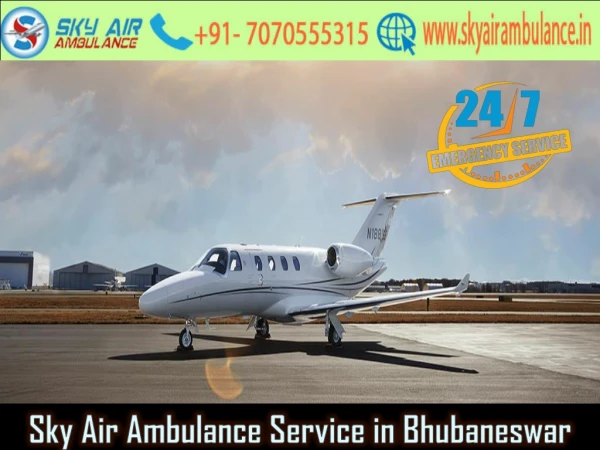 Get Emergency ICU Configured Air Ambulance in Bhubaneswar at an Affordable Price