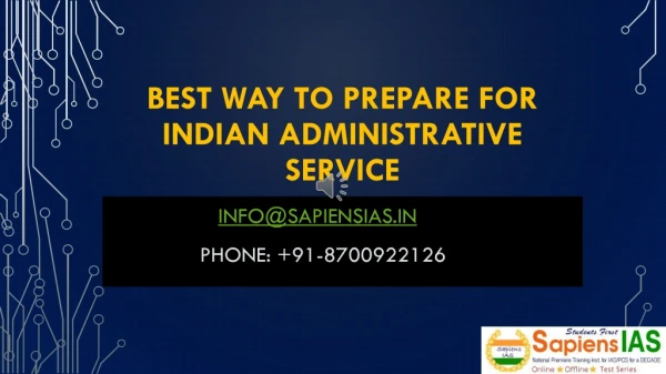Best way to prepare for Indian Administrative Service