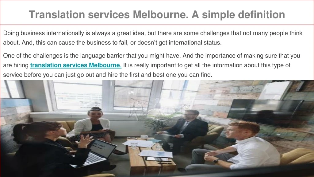 translation services melbourne a simple definition