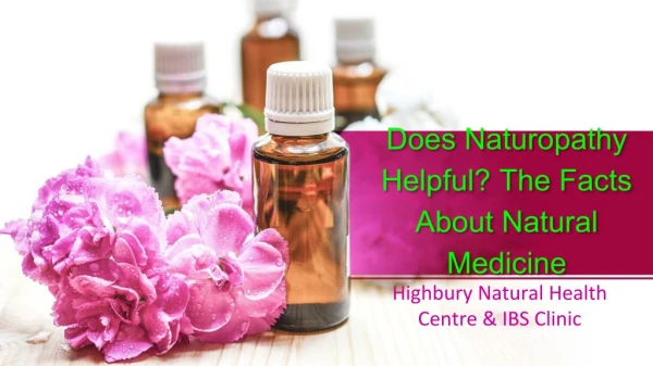 Does Naturopathy Helpful? The Facts About Natural Medicine