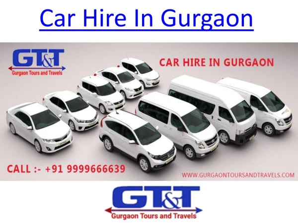 Car Hire In Gurgaon - Gurgaon Tours