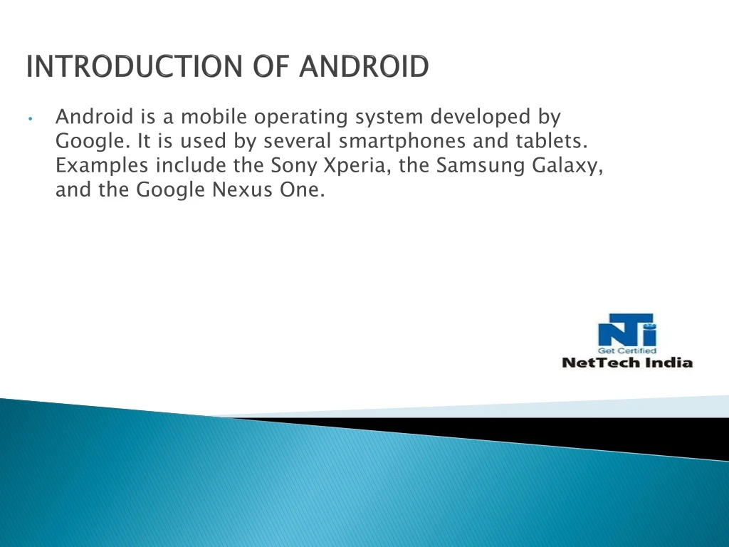 introduction of android