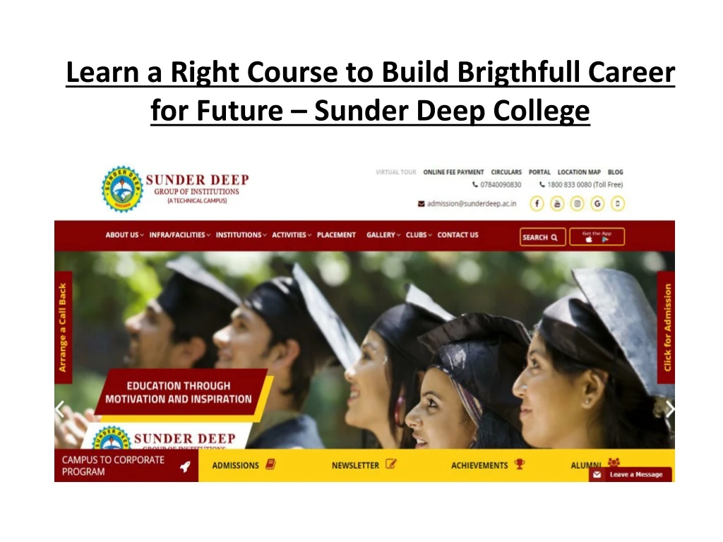 learn a right course to build brigthfull career