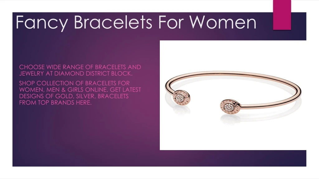 fancy bracelets for women