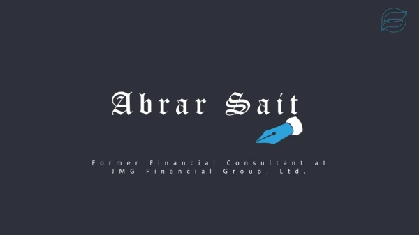 Abrar Sait - Former Institutional Risk Strategist, HSBC N.A.