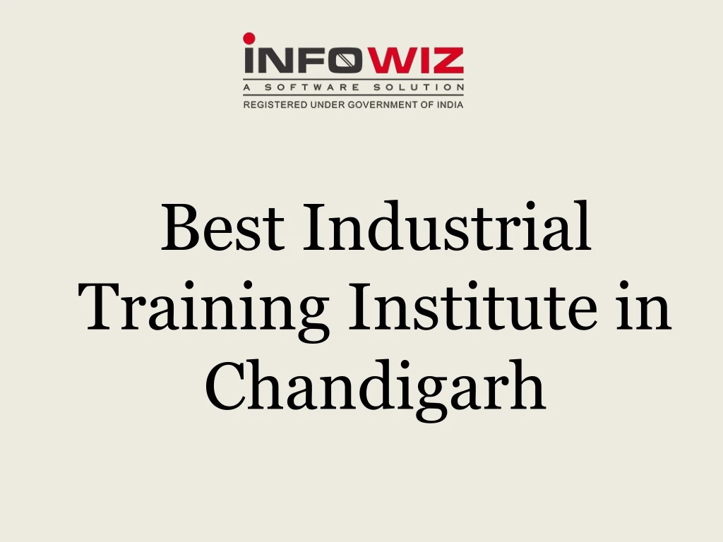 best industrial training institute in chandigarh