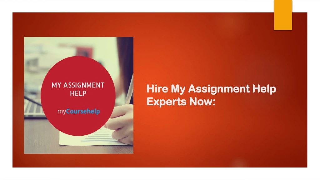 hire my assignment help experts now