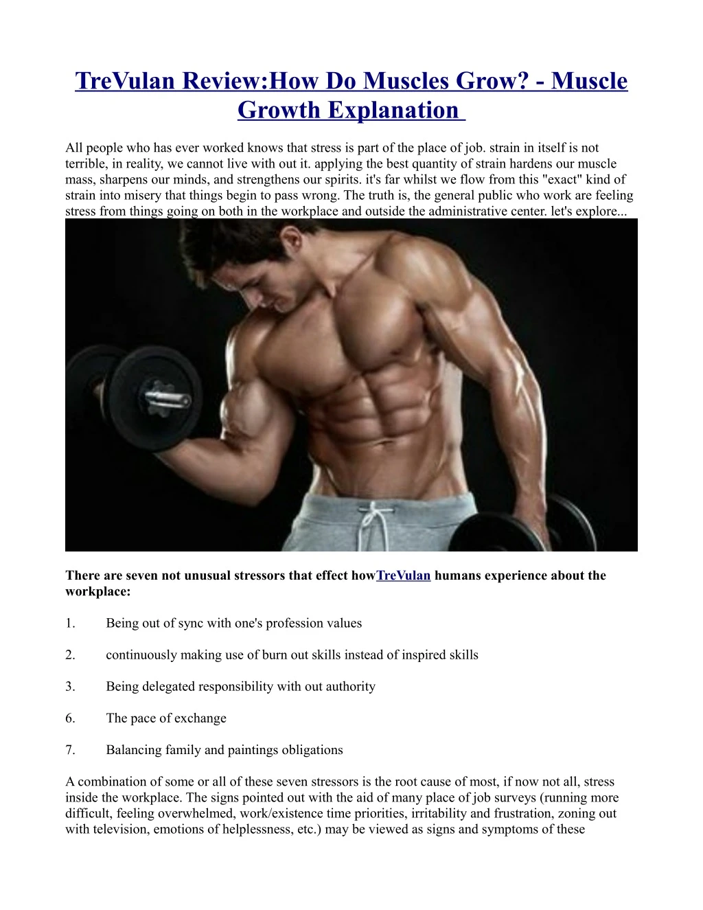 trevulan review how do muscles grow muscle growth