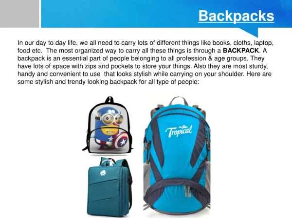 Get Personlized Backpacks at Wholesale Price