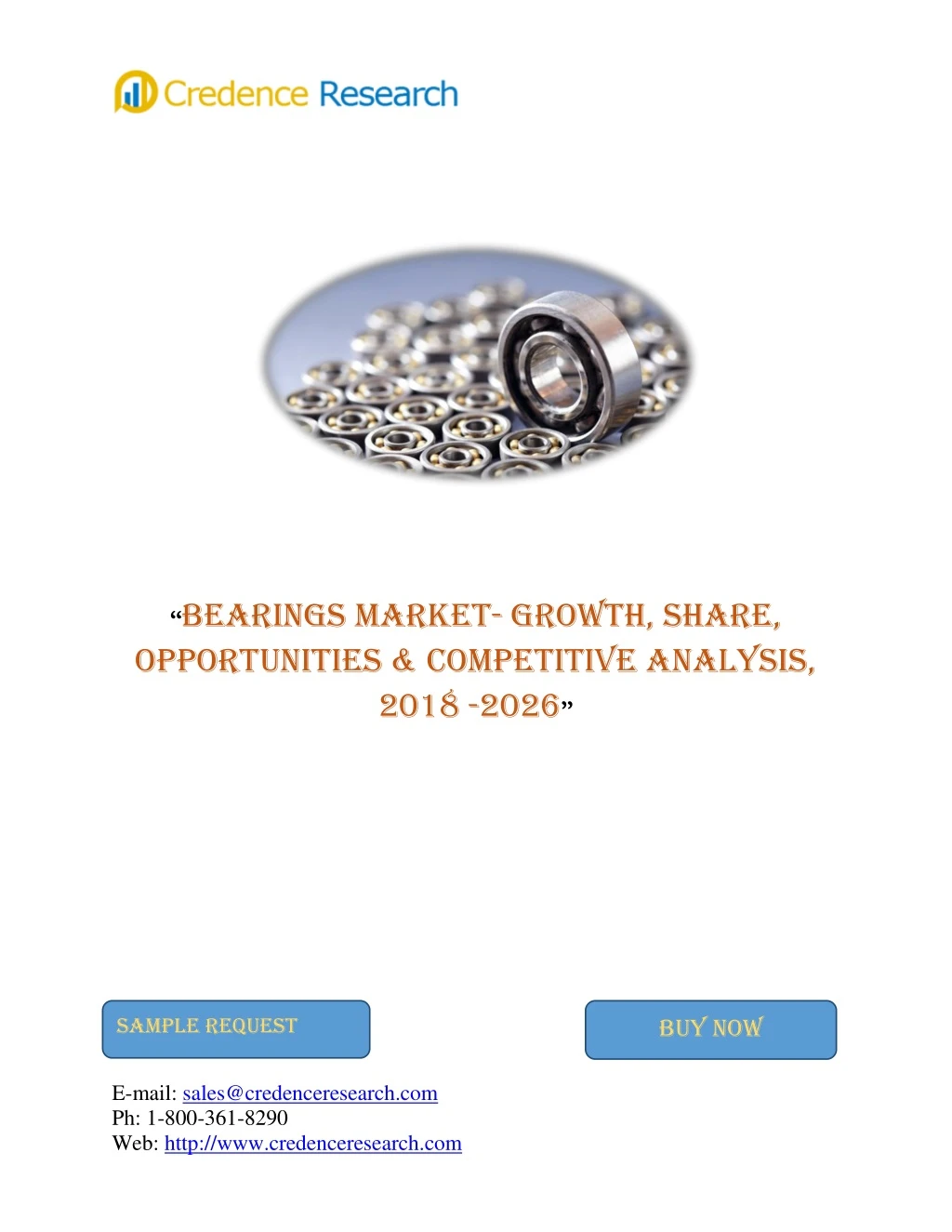bearings market growth share opportunities