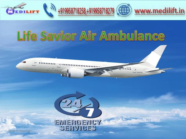 Hire ICU Facility Air Ambulance Service in Ranchi