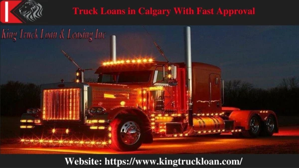 Truck Loans in Calgary With Fast Approval