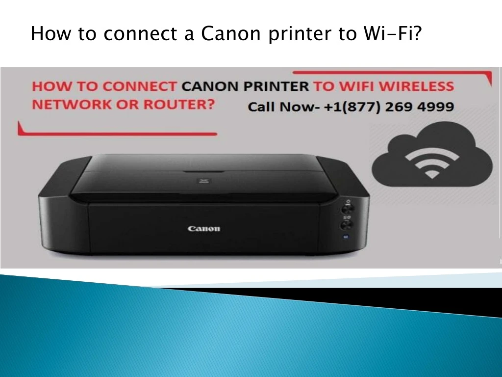 how to connect a canon printer to wi fi