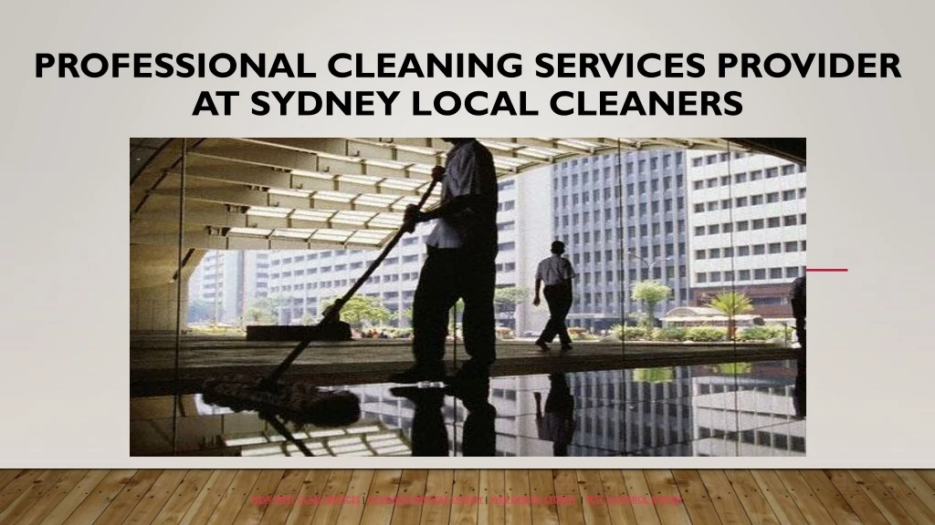 professional cleaning services provider at sydney local cleaners