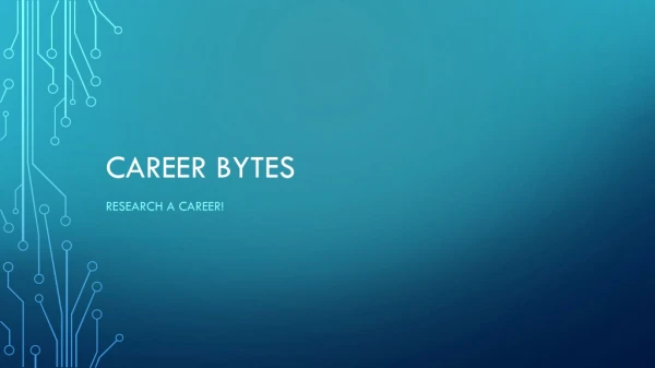 Career Bytes