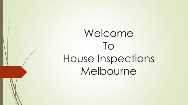 house inspections Melbourne