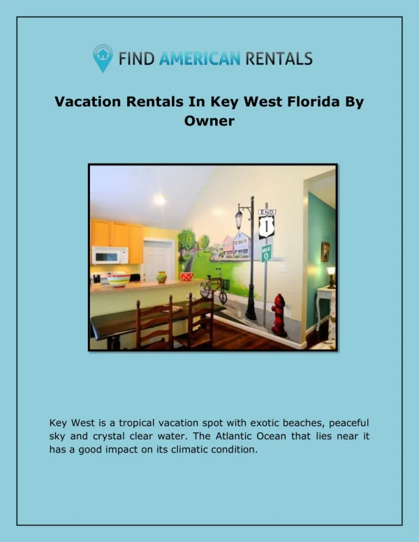 Vacation Rentals In Key West Florida By Owner