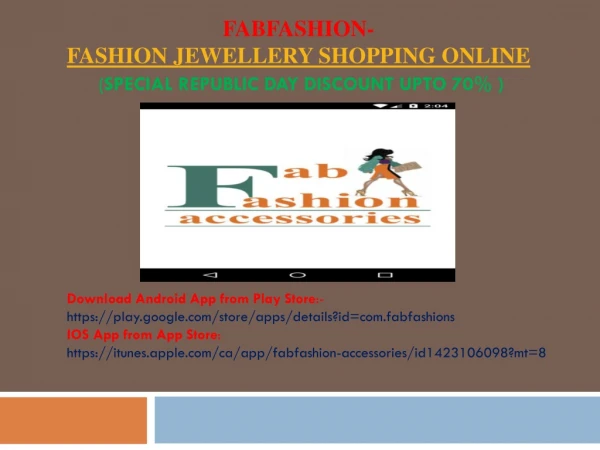 Artificial Fashion Jewellery Online Shopping