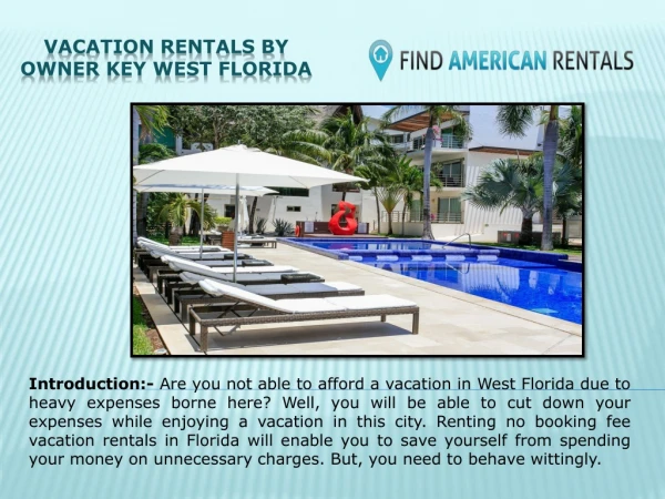 Vacation Rentals by Owner Key West Florida