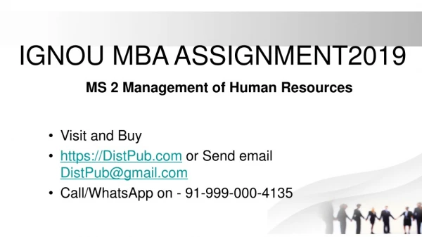 MS 02 Management of Human Resources