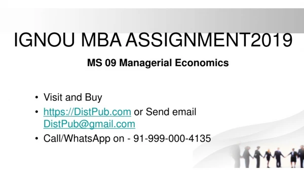 MS 09 Managerial Economics