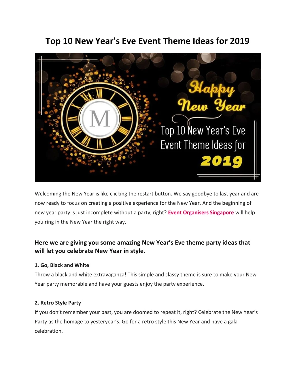 top 10 new year s eve event theme ideas for 2019