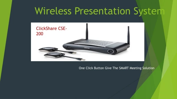 Wireless Presentation System ClickShare CSE-200