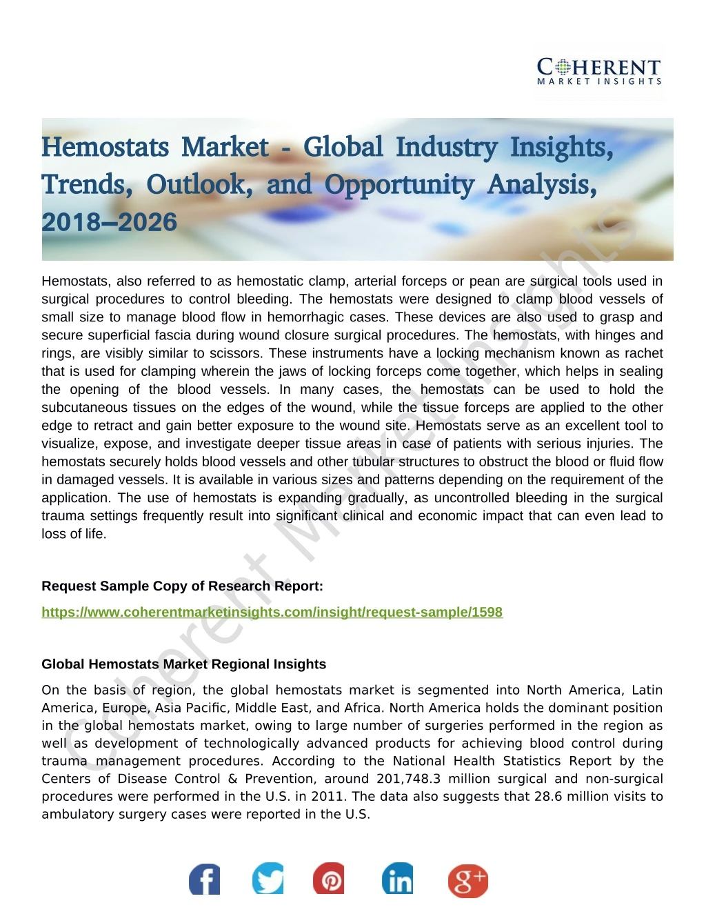 hemostats market global industry insights