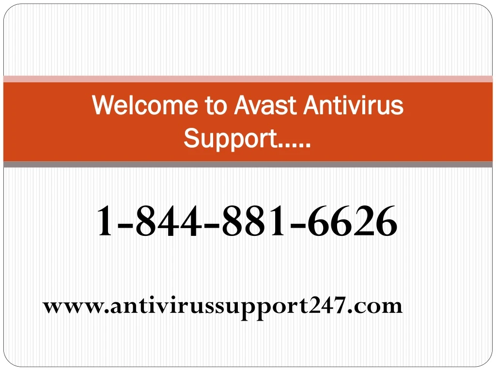 welcome to avast antivirus support
