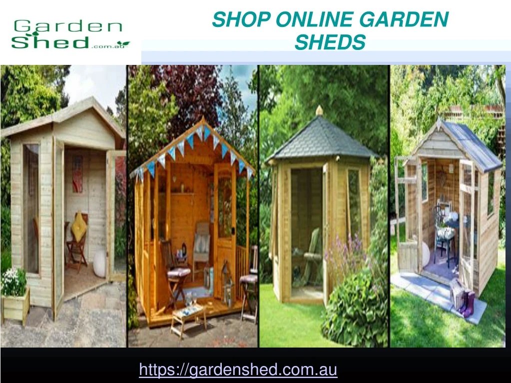shop online garden sheds