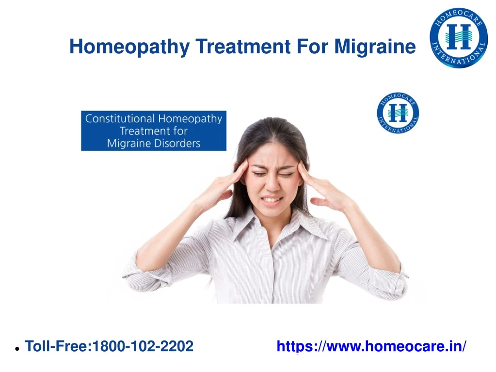 homeopathy treatment for migraine
