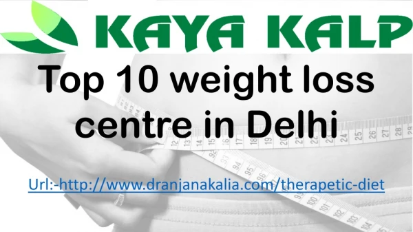 Top 10 weight loss centre in Delhi