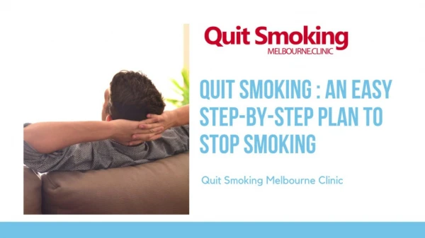 How to Quit Smoking: An Easy Step-By-Step Plan to Stop Smoking