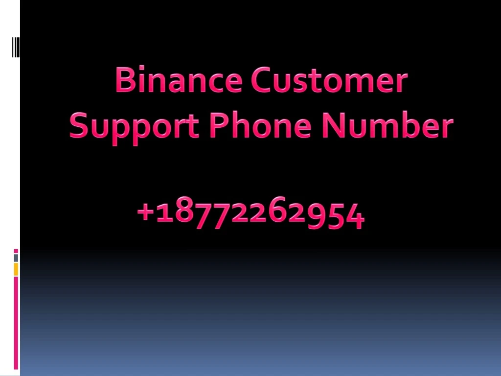 binance customer support phone number