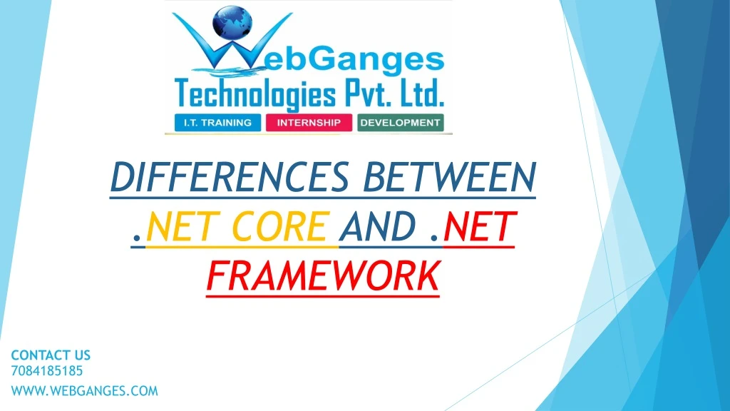 differences between net core and net framework
