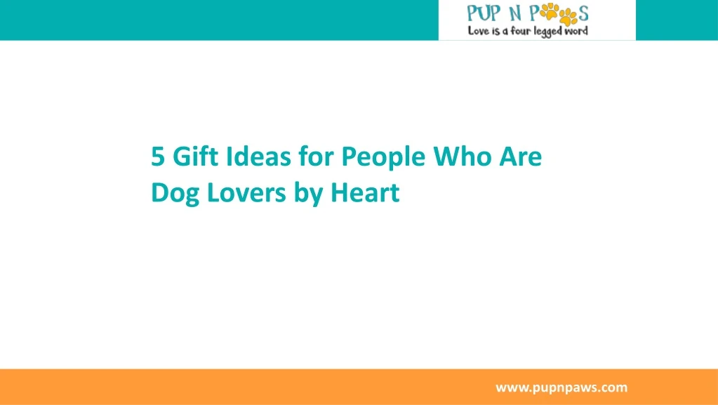 5 gift ideas for people who are dog lovers